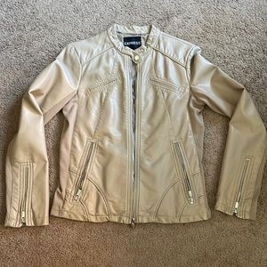 Faux Leather Jacket - Size M